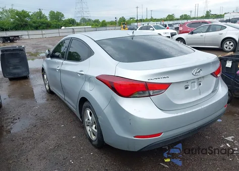 2014 Hyundai Elantra Se z USA, uszkodzony, nr VIN 5NPDH4AEXEH498911